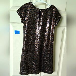 Sparkling Sequin Kids Shift Dress 6/6X NWOT